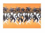 Haarband Multifunctioneel Fantasie Print Oranje, Verzenden, Nieuw