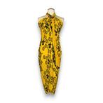 Sarong / pareo - Strandkleding wikkelrok - Mandala geel / zw, Kleding | Dames, Ophalen of Verzenden, Nieuw
