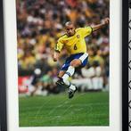 Brazil - Roberto Carlos - Ingelijste gesigneerde foto (8 ×, Nieuw