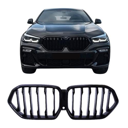 Grill nieren voor bmw x6 g06 2018+ enkele spijlen glanzend z, Auto-onderdelen, Carrosserie en Plaatwerk, Nieuw