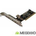 LogiLink 4+1-port USB 2.0 PCI Card, Verzenden, Nieuw, Logilink