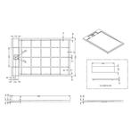 Douchebak Best Design Just Solid Decent 140x90 cm Mat Zwart, Ophalen of Verzenden, Nieuw