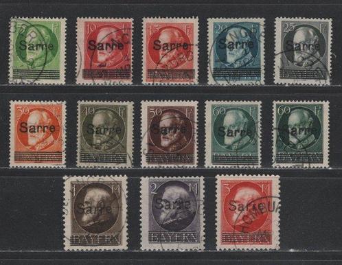 Saarland 1920 - Ludwig 5 Pf. tot 3 M. gecontroleerd. -, Postzegels en Munten, Postzegels | Europa | Duitsland