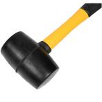 Benson Rubberen hamer - fiber steel - ergonomisch - 700 g..., Tuin en Terras, Ophalen of Verzenden, Nieuw