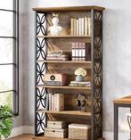 Vintage Boekenkast met 6 Planken, Huis en Inrichting, Kasten | Ladekasten, Verzenden, Nieuw