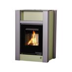 Aquaflame Vario Lend cv-houtkachel Gebroken wit metallic, Doe-het-zelf en Verbouw, Geisers en Boilers, Verzenden, Nieuw