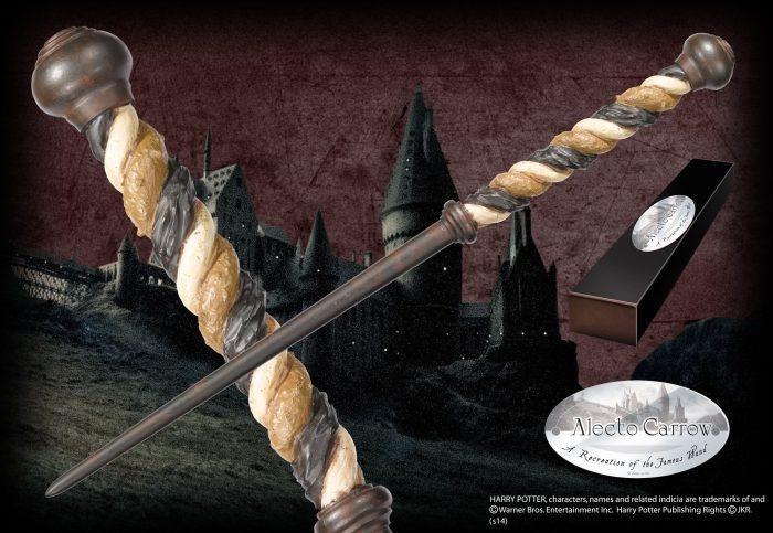 Harry Potter Toverstaf Alecto Carrow, Verzamelen, Harry Potter, Nieuw, Ophalen of Verzenden