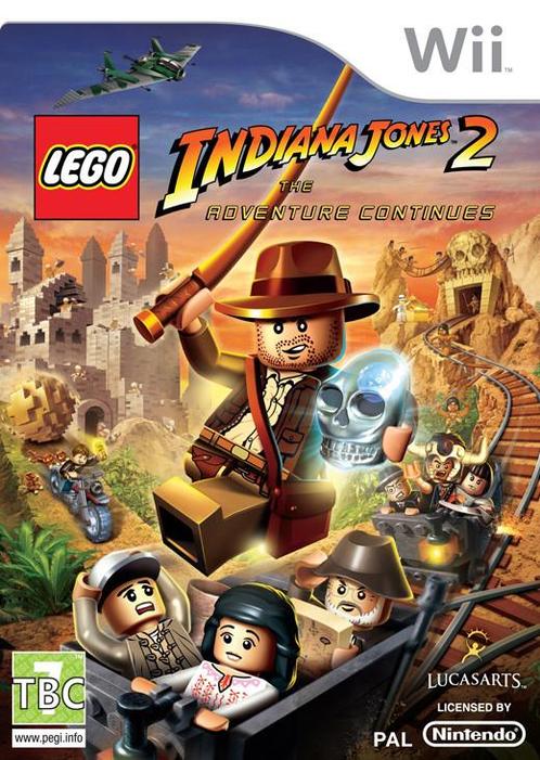 Lego Indiana Jones 2 The Adventure Continues (Nintendo Wii), Spelcomputers en Games, Games | Nintendo Wii, Gebruikt, Vanaf 3 jaar
