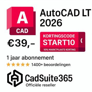 AutoCAD LT 2026 jaarlicentie – nu €39 + 10% korting beschikbaar voor biedingen
