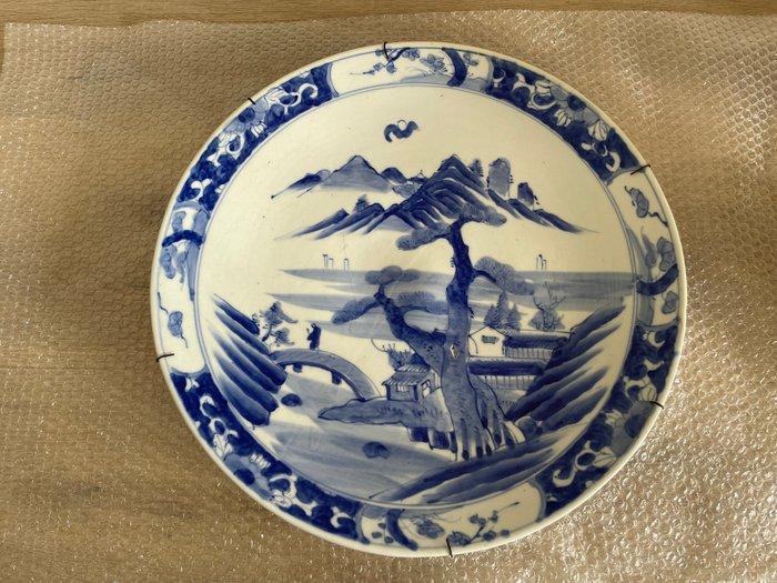 Wanddecoratie - Arita-porselein - Grote sierschotel - Japan, Antiek en Kunst, Antiek | Overige Antiek