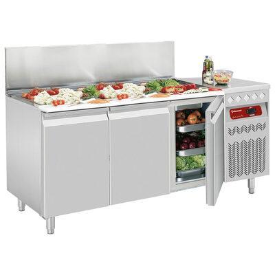 Geventileerde koeltafel met 3 deuren gn1/1, 405 lit., Zakelijke goederen, Horeca | Keukenapparatuur, Nieuw in verpakking, Verzenden