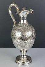 Kan - Claret jug / wijnkan, ca. 1890 - Verzilverd