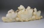 Vogels grote sculptuurstatuette - Eenden op de golven -