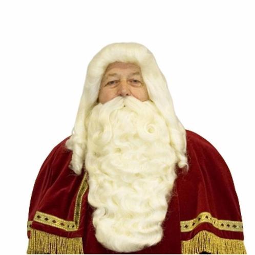 Luxe Sinterklaas baardset - Sinterklaas accessoires, Diversen, Sinterklaas, Verzenden