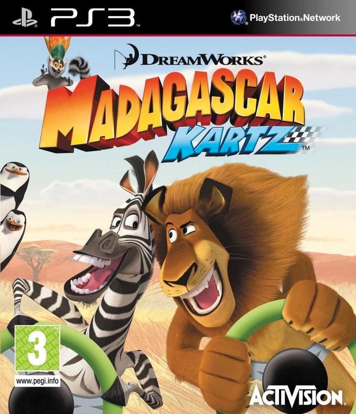 Playstation 3 Madagascar Kartz, Spelcomputers en Games, Games | Sony PlayStation 3, Zo goed als nieuw, Verzenden