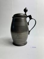 Beker - Dekselkan / bierpul - Tin - 18e-eeuwse tinnen, Antiek en Kunst