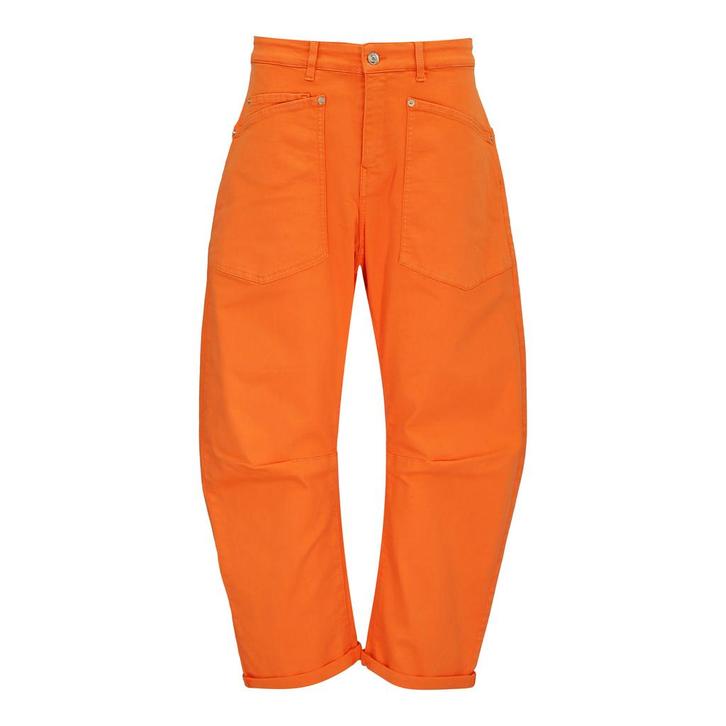 MAC • oranje Baggy jeans • 38, Kleding | Dames, Spijkerbroeken en Jeans, Nieuw, Verzenden