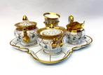 Porcelaine de Bruxelles Tea Service, F Faber - Theeservies -