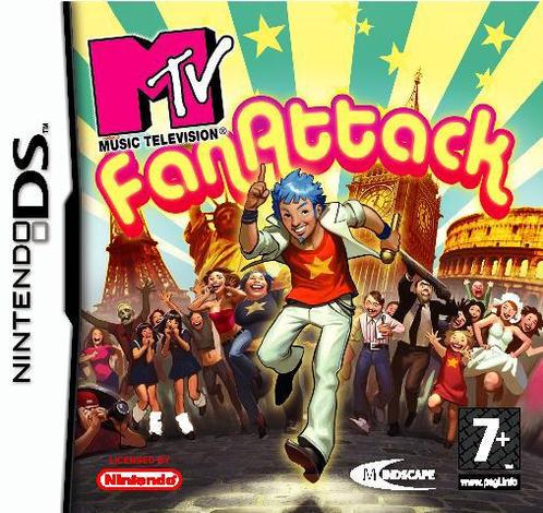 MTV Fan Attack-Standaard (NDS) Gebruikt, Spelcomputers en Games, Games | Nintendo DS, Zo goed als nieuw, Ophalen of Verzenden