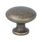 Knop zamak 25mm messing antiek, Doe-het-zelf en Verbouw, Hang- en Sluitwerk, Ophalen of Verzenden, Nieuw