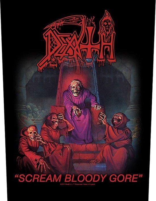 Death - Scream Bloody Gore - Backpatch, Verzamelen, Muziek, Artiesten en Beroemdheden, Kleding, Nieuw, Ophalen of Verzenden