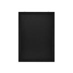 Krijtbord europel met lijst 60x84cm zwart | 1 stuk, Ophalen of Verzenden