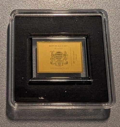 Tsjaad. 3000 Francs 3 x 1/500 Oz .999 Gold inklusive, Postzegels en Munten, Munten | Europa | Niet-Euromunten