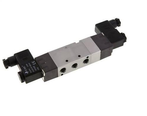 5/3 G1/4 Middendruk Magneetventiel 24V DC, Doe-het-zelf en Verbouw, Gereedschap | Machine-onderdelen en Toebehoren, Nieuw, Verzenden