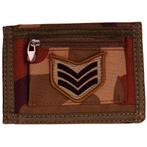 Portemonnee leger camouflage met embleem - 13x9,5cm NIEUW, Ophalen of Verzenden, Nieuw