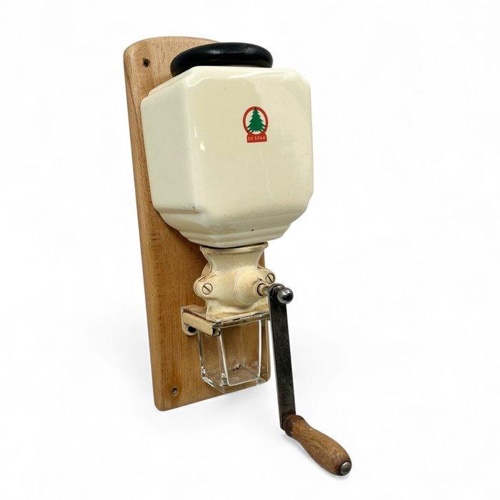 SPAR - Koffiemolen - Hout, Metaal, Glas, Aardewerk - Wand, Antiek en Kunst, Antiek | Keukenbenodigdheden