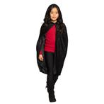 Halloween Cape Kind Zwart 1,15m, Nieuw, Verzenden