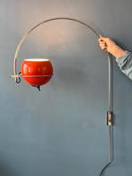 Orange Mid Century Space Age GEPO Eyeball Arc Wall Lamp, Ophalen of Verzenden, Nieuw