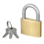 ProPlus Hangslot - Messing - Inclusief 3 sleutels - 50 mm..., Ophalen of Verzenden, Nieuw
