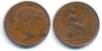 Farthing 1850 Grossbritannien: Victoria, 1837-1901, Verzenden