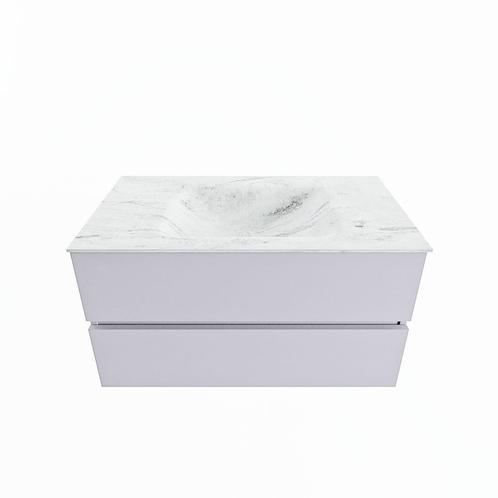 MONDIAZ VICA-DLUX 90cm badmeubel onderkast Cale 2 lades., Doe-het-zelf en Verbouw, Sanitair, Bad, Nieuw, Ophalen of Verzenden