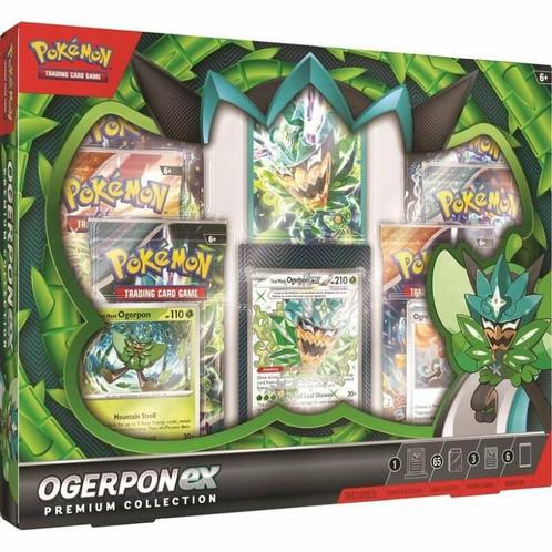 Ogerpon ex premium collection box, Hobby en Vrije tijd, Verzamelkaartspellen | Pokémon, Losse kaart, Nieuw, Foil, Ophalen of Verzenden