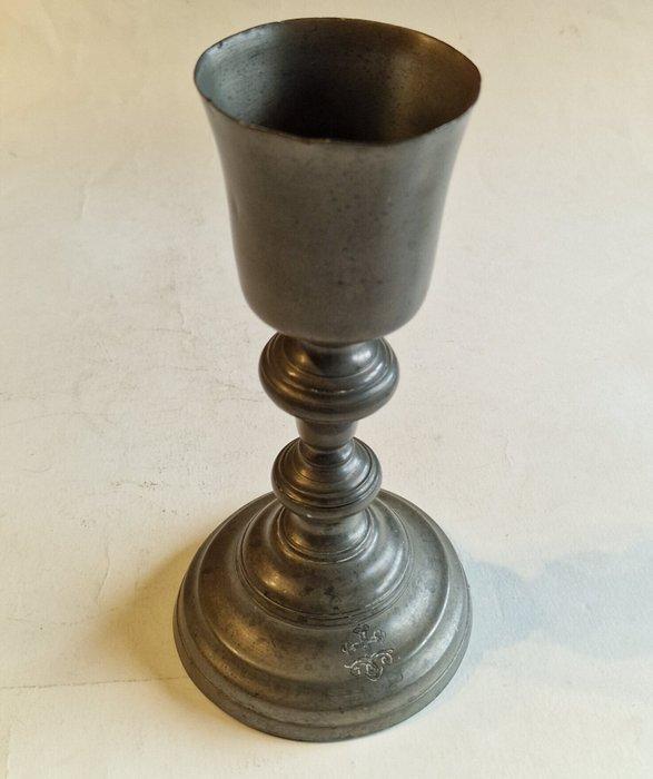 Kelk - Tin - Tinnen kelk België, Antiek en Kunst, Kunst | Niet-Westerse kunst