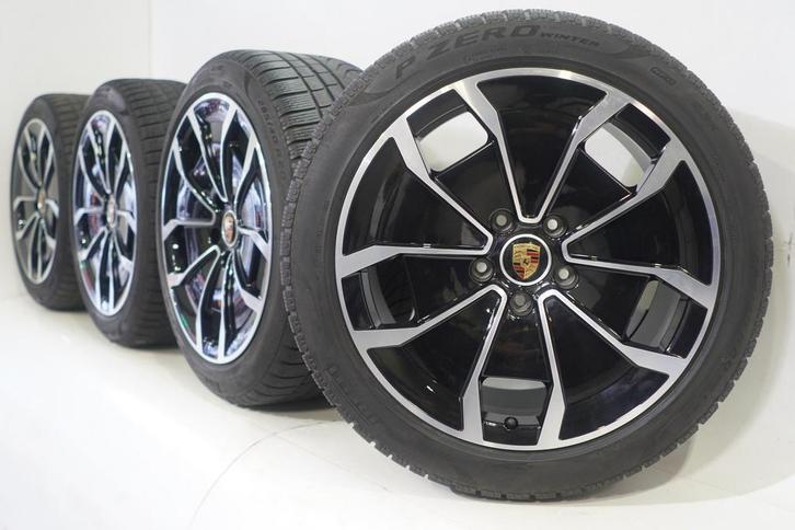Porsche Taycan 4S S Turbo 20 inch velgen Pirelli Winterbande, Auto-onderdelen, Banden en Velgen, Velg(en), Gebruikt, 20 inch, Winterbanden