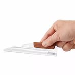 Triangle Kruimelverzamelaar, RVS 18/0 met pruimenhouten g..., Ophalen of Verzenden, Nieuw