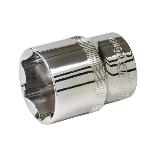 Silverline Metrische dop - 6-punt radius - chroom vanadiu..., Doe-het-zelf en Verbouw, Gereedschap | Handgereedschap, Nieuw, Ophalen of Verzenden