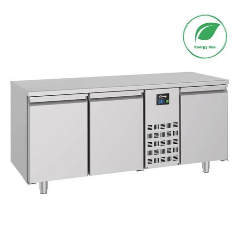 Combisteel Vrieswerkbank | 474L | 3 Deuren 1/1 GN | -10°c/-2, Witgoed en Apparatuur, Koelkasten en IJskasten, Ophalen of Verzenden