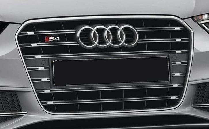 Grill Audi S4 (B8) platinumgrau, incl, S4-Logo | A4 (B8/B81), Auto-onderdelen, Carrosserie en Plaatwerk, Nieuw, Audi, Verzenden