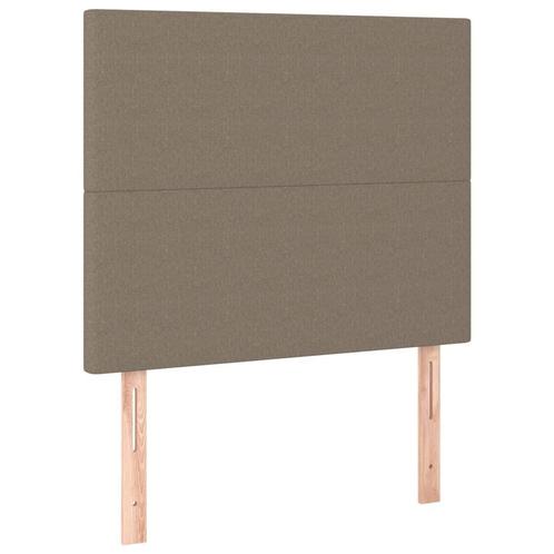 2x Taupe Hoofdbord 100cm - Verstelbaar | Tweedekansje, Huis en Inrichting, Slaapkamer | Matrassen en Bedbodems, 100 cm, Nieuw