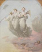Italiaanse school (XIX) - Angeli musicanti, Antiek en Kunst, Kunst | Schilderijen | Klassiek