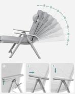 Inklapbare ligstoel - loungestoel - tuinstoel - 6 cm, Tuin en Terras, Tuinsets en Loungesets, Verzenden, Nieuw