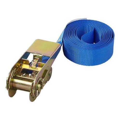 ProPlus Spanband met ratel - 3,5 meter - Blauw - Polyeste..., Auto diversen, Aanhangwagen-onderdelen, Nieuw, Ophalen of Verzenden