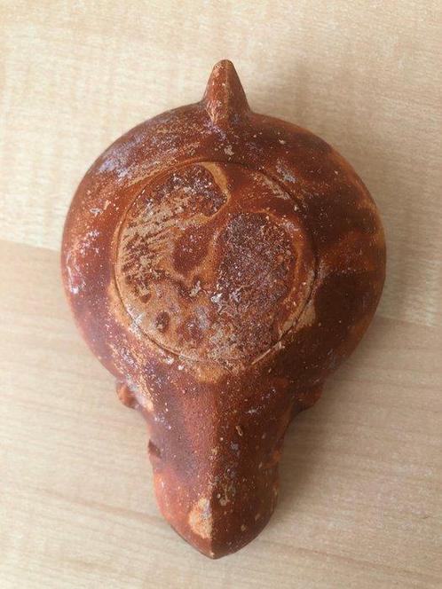 Oud-Romeins, Keizerrijk Terracotta olielamp, Antiek en Kunst, Antiek | Overige Antiek