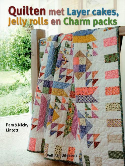 Quilten met layer cakes, jelly rolls en charm packs, Boeken, Hobby en Vrije tijd, Zo goed als nieuw, Verzenden