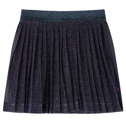 vidaXL Kinderrokje met glitters 116 marineblauw, Kinderen en Baby's, Kinderkleding | Overige, Nieuw, Verzenden