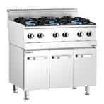 GGM Gastro | Gaskookplaat - 19,5 kW - 6 branders - incl. |, Verzenden